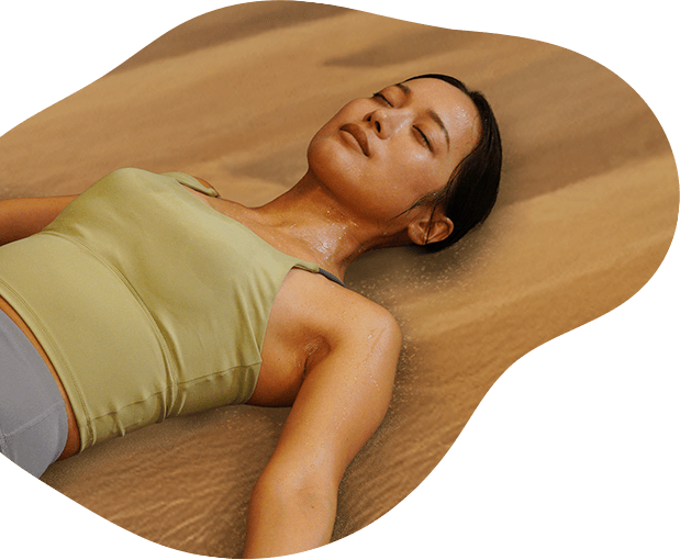 呼吸に集中し、心を整える時間に